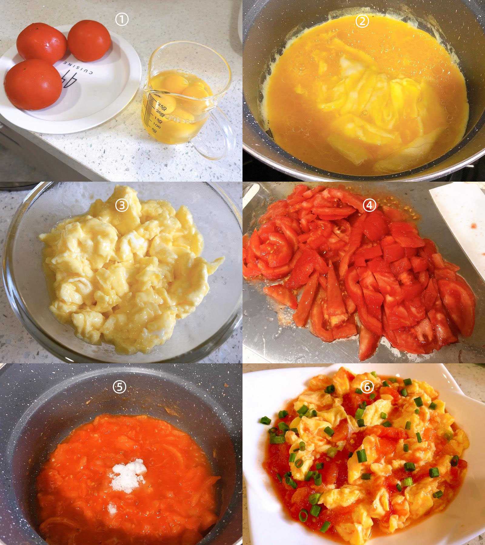 Tomato and Egg Stir-Fry Step-by-Step